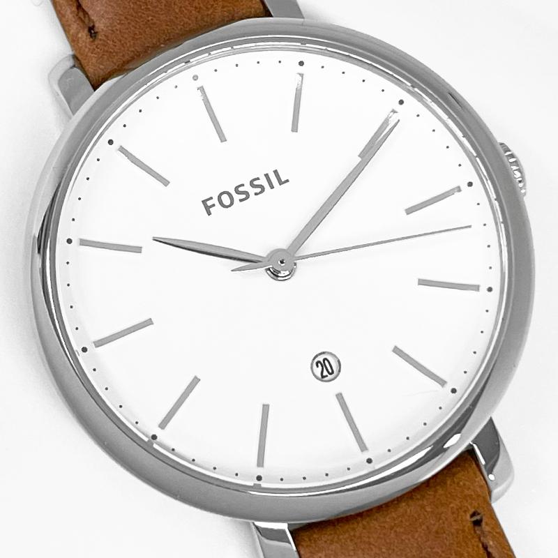 FOSSIL フォッシル 腕時計 新品 アウトレット JACQUELINE ジャクリーン ES4368 レディース ホワイト文字盤 ブラウンレザー  並行輸入品 | FOSSIL | 01