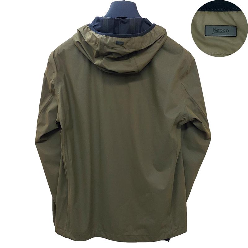 HERNO（ヘルノ） AIR TECH ウインドブレーカー GI0173U 7750 48 カーキ