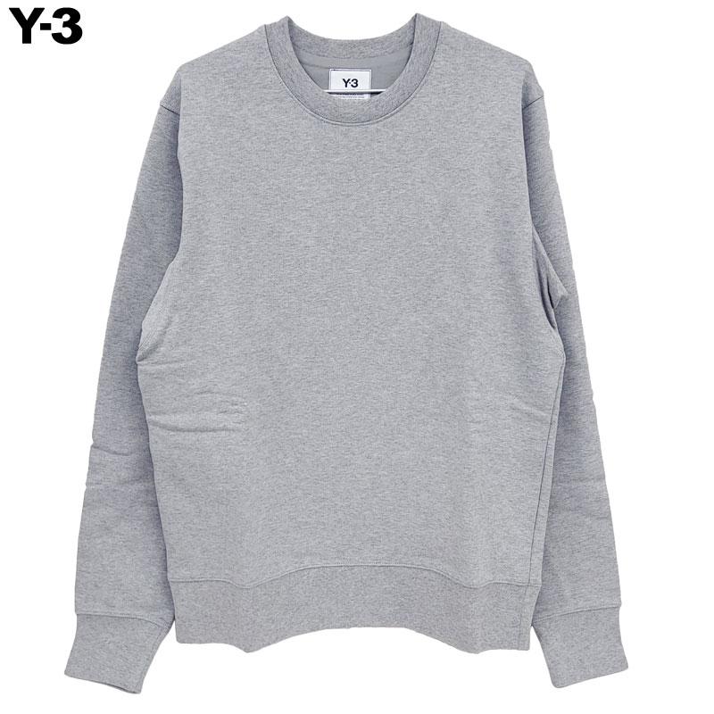 Y-3 ワイスリー HB6309 S グレー スウェットTシャツ ロゴ SS