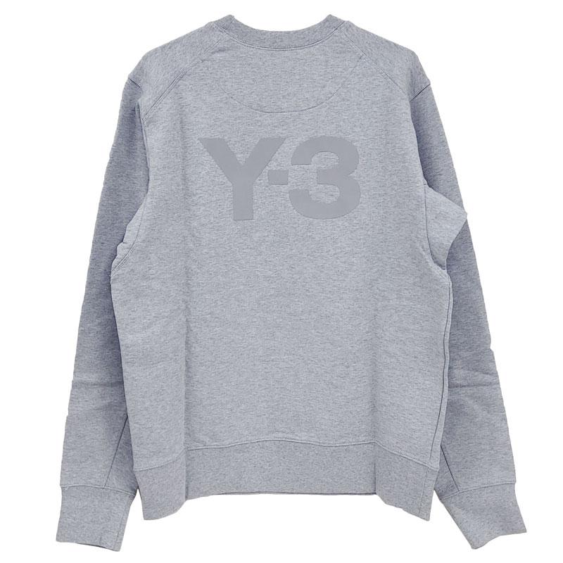 Y-3 ワイスリー HB6309 S グレー スウェットTシャツ ロゴ SS  トレーナー クルーネック 長袖 ヨウジヤマモト アディダス メンズ 並行輸入品｜smart2003｜02