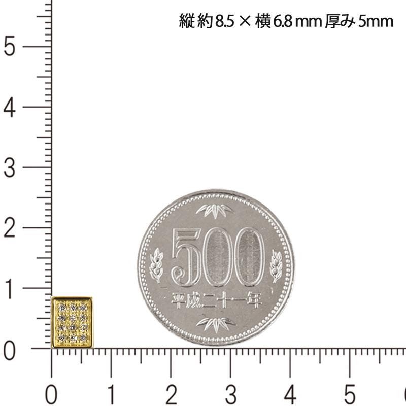 K18 ダイヤ パヴェプレート8 喜平用 30g 専用 ペンダントトップ ダイヤモンド 18金 ゴールド チャーム ペンダントヘッド 日本製 ori24 |  | 08