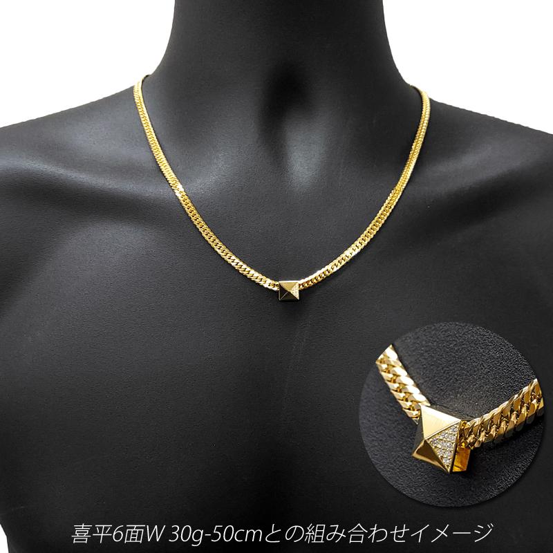 K18 ダイヤ スタッズプレート8 喜平用 30g 専用 ペンダント K18 ダイヤ スタッズプレート8 喜平用 30g 専用 ペンダント