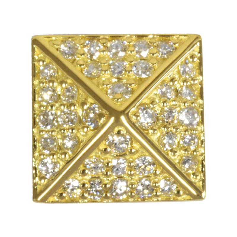 K18 ダイヤ スタッズパヴェプレート8 喜平用 30g 専用 ペンダントトップ ダイヤモンド 18金 ゴールド チャーム メンズ 日本製 ori24 |  | 03