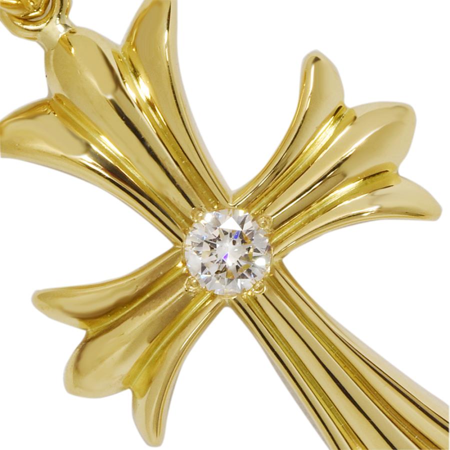 K18 1Pクロスシャープ35  イエローゴールド ペンダントトップ ダイヤモンド 鑑定書付 0.2ct G SI2 GOOD以上  メンズ  ori24 |  | 02