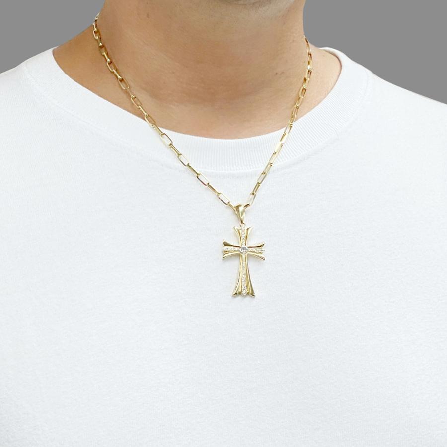 K18 クロス40 ダイヤモンド 0.515ct E SI2 GOOD 三角バチカン 鑑定書