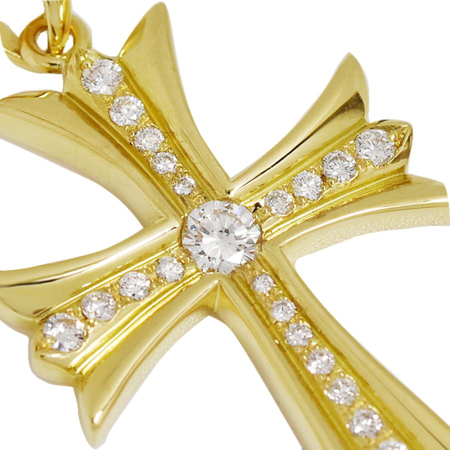 K18 クロスライト35 イエローゴールド ペンダントトップ