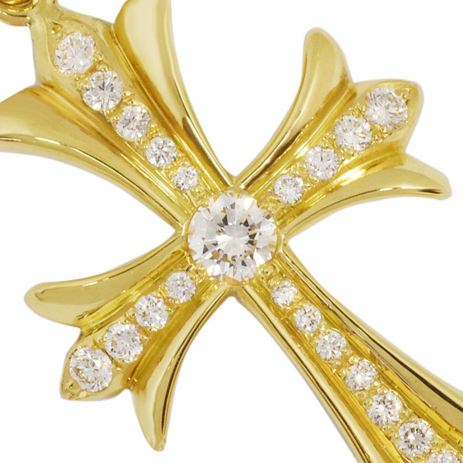 K18 クロスシャープ35 三角バチカン ペンダントトップ ダイヤモンド 鑑定書付 0.220ct G SI1 GOOD メンズ ori24 送料無料 |  | 02