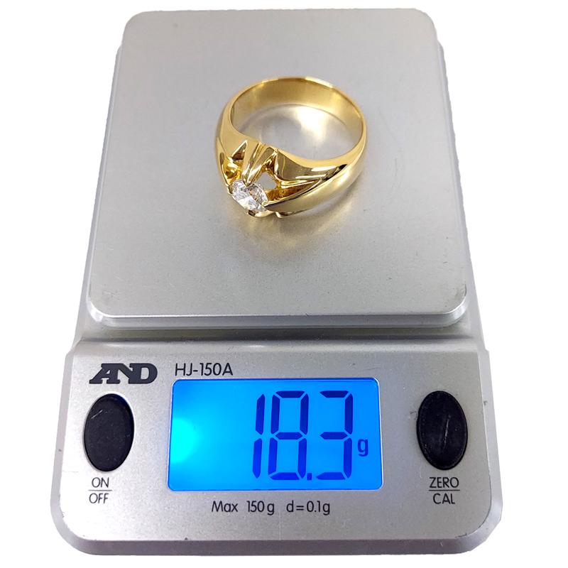 新品 K18 ダイヤモンドリング 1ct 長州 メンズリング 24号 指輪 新品 K18 ダイヤモンドリング 1ct 長州 メンズリング 24号 指輪