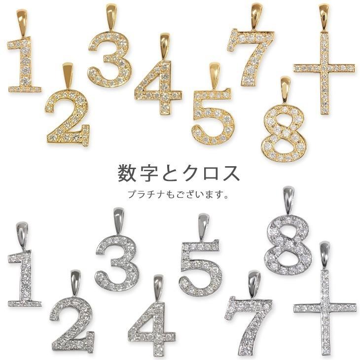 K18 ナンバー ペンダントトップ ミニ 数字 【 1 】バチカンM