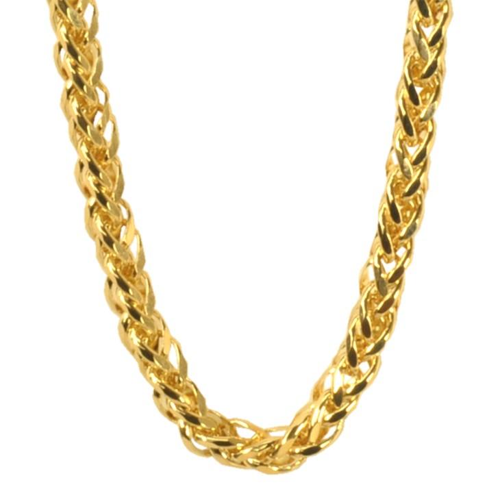 K18 3mm幅 60cm スネーク30 30g前後 イエローゴールド ネックレス