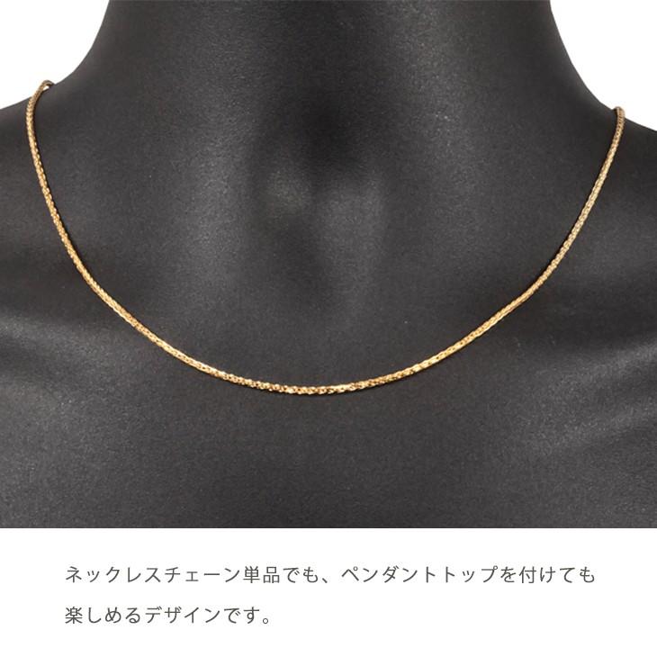 K18 1.8mm幅 40cm スネーク18 約5g前後 イエローゴールド ネックレス