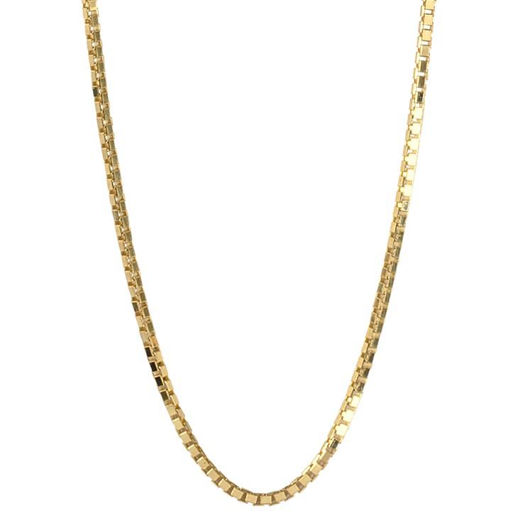 K18 0.8mm幅 45cm ベネチアン8 2g前後 18金 イエローゴールド