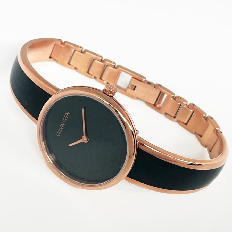 Calvin Klein カルバンクライン 腕時計 新品・アウトレット  K4E2N611 ブラック セデュース クォーツ レディース 並行輸入品｜smart2003｜03