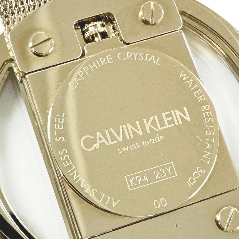 Calvin Klein カルバンクライン 腕時計 新品・アウトレット K9423Y29 クリア文字盤 クォーツ レディース ゴールド メタル 並行輸入品｜smart2003｜03