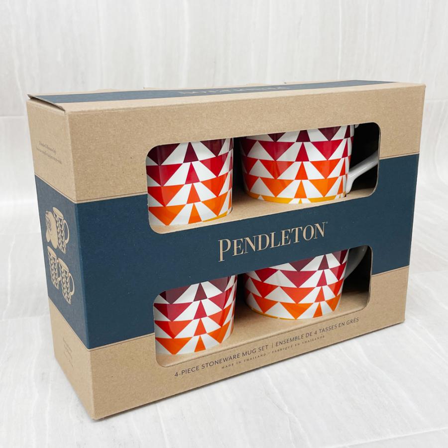 PENDLETON ペンドルトン  TAPERED MUG マグカップ (4個セット)  XC710-53966 マルチカラー 送料無料｜smart2003｜05