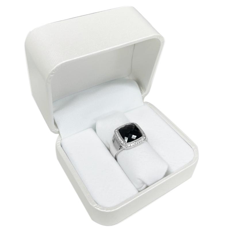 Pt900 オニキス ダイヤモンド 0.40ct メンズ 印台 リング 20号 指輪