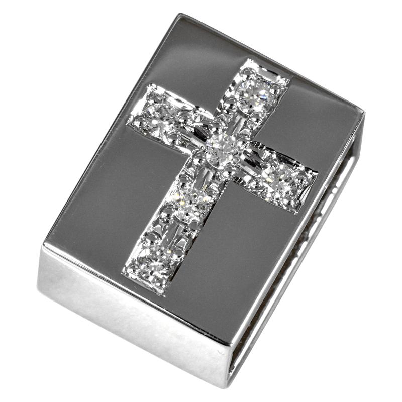 Pt900 クロス/後光留めプレート12 リバーシブル 喜平用 50〜100g専用 ペンダントトップ ダイヤモンド プラチナ チャーム 日本製 ori24 |  | 11