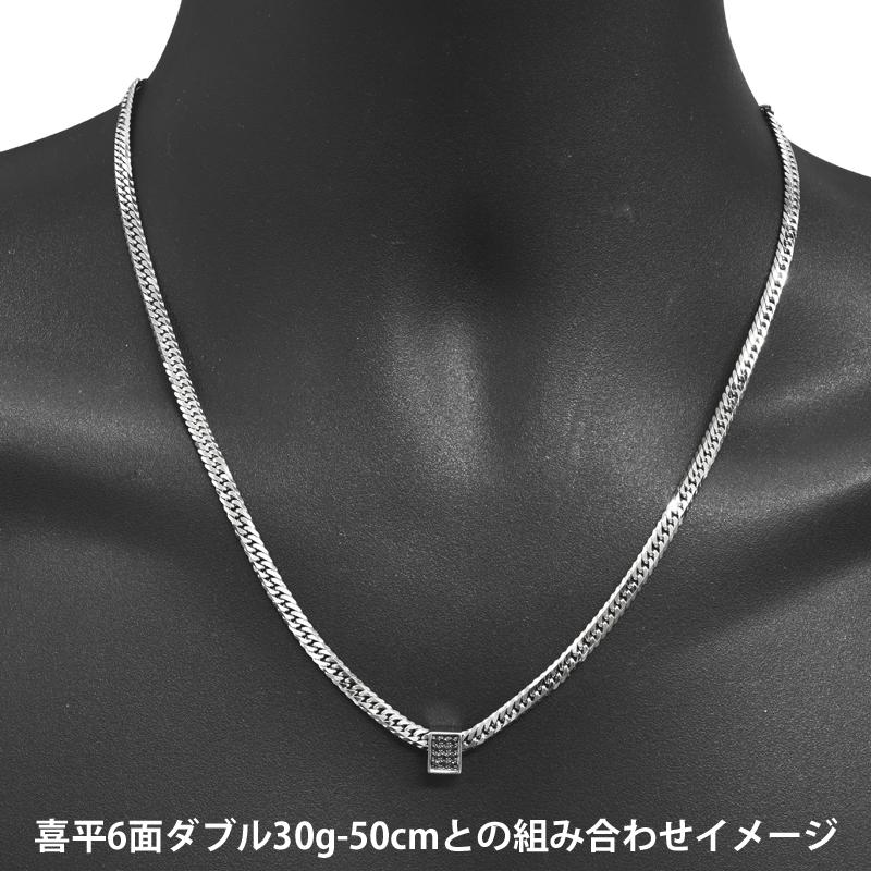 Pt900 ブラックダイヤパヴェプレート8 喜平用 30g 専用 ペンダントトップ ダイヤモンド プラチナ ブラックダイヤモンド 日本製 ori24の画像
