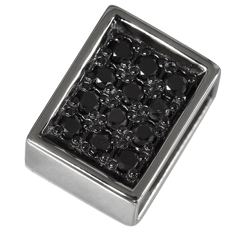 Pt900 ブラックダイヤパヴェプレート8 喜平用 30g 専用 ペンダントトップ ダイヤモンド プラチナ ブラックダイヤモンド 日本製 ori24の画像