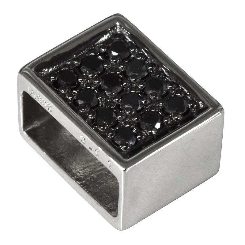 Pt900 ブラックダイヤパヴェプレート8 喜平用 30g 専用 ペンダントトップ ダイヤモンド プラチナ ブラックダイヤモンド 日本製 ori24の画像