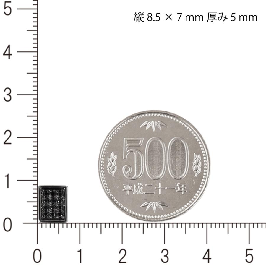 Pt900 ブラックダイヤパヴェプレート8 喜平用 30g 専用 ペンダントトップ ダイヤモンド プラチナ ブラックダイヤモンド 日本製 ori24の画像