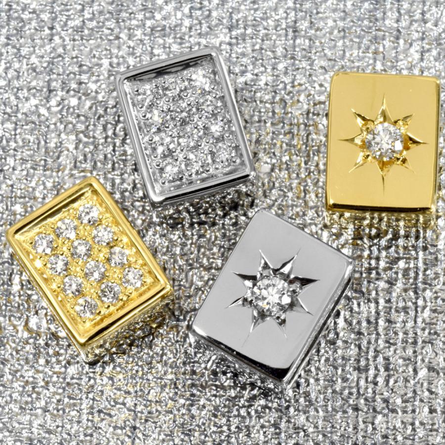 Pt900 ダイヤ パヴェプレート9 喜平用 50g専用 ペンダントトップ ダイヤモンド プラチナ チャーム メンズ 日本製 ori24 |  | 06