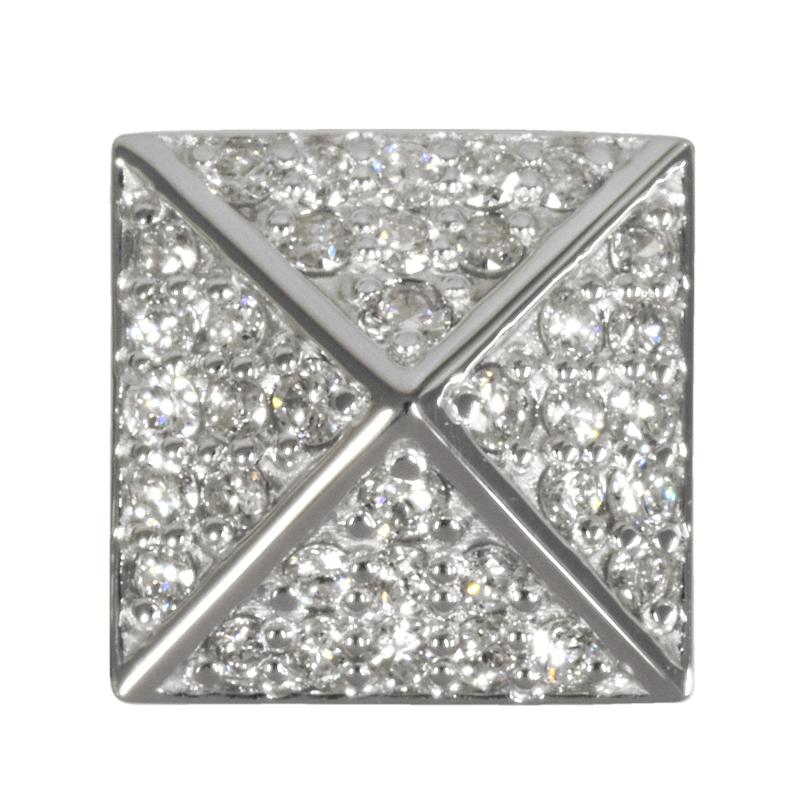 Pt900 ダイヤ スタッズパヴェプレート8 喜平用 30g 専用 ペンダント