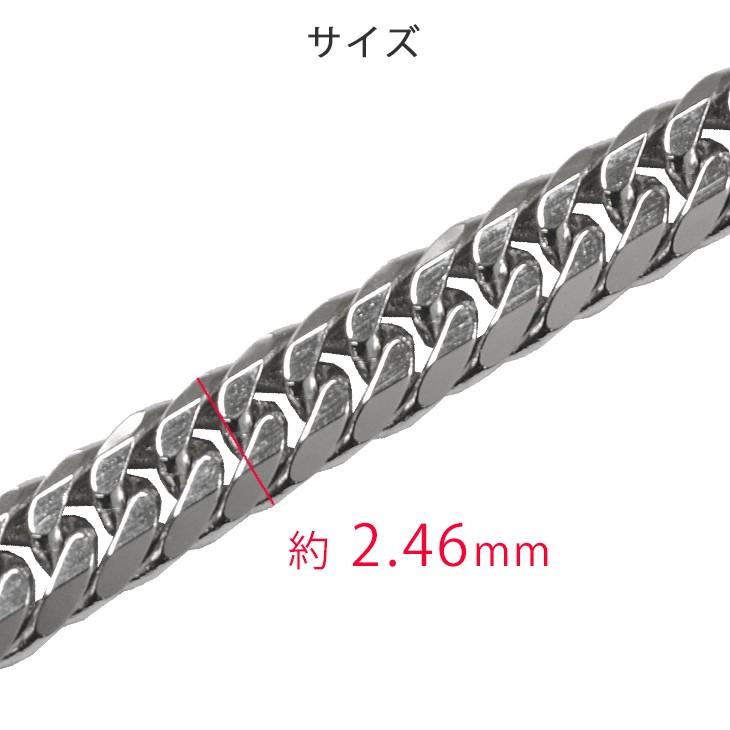 Pt850 喜平 6面ダブル 12g 50cm 中折れ金具 造幣局検定刻印入 プラチナ 