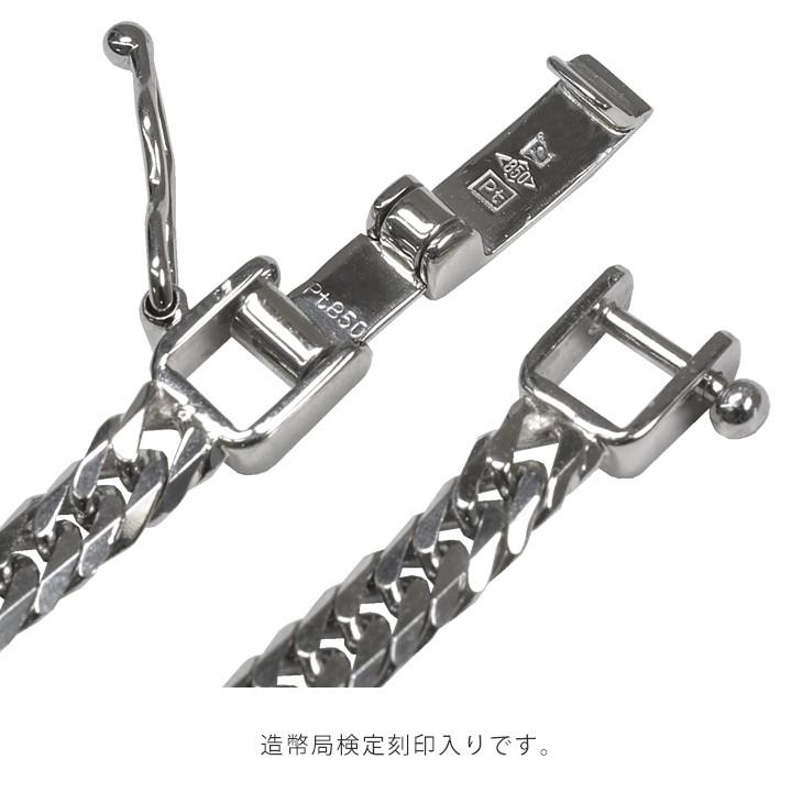 最終値下げ プラチナ　チェーン　Pt850 刻印 楽天市場】喜平 ブレスレット Pt850 トリプル 12面 18g 18cm