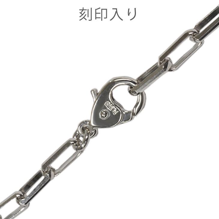 Pt850 3mm幅 ミラーノ30 ブレスレット 全長 18.5cm プラチナ メンズブレ レディース 送料無料 ori24の画像