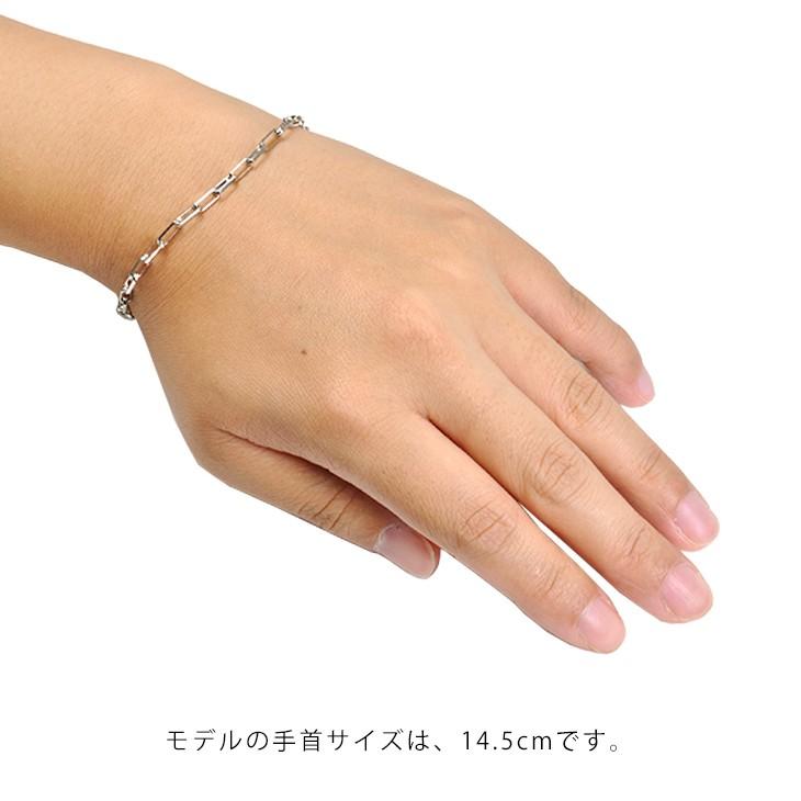 Pt850 3mm幅 ミラーノ30 ブレスレット 全長 20.5cm プラチナ メンズブレ レディース 送料無料 ori24の画像
