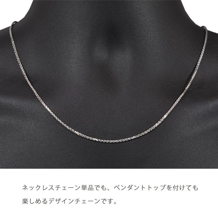 Pt850 1.8mm幅 40cm スネーク18 約6g前後 プラチナ ネックレスチェーン