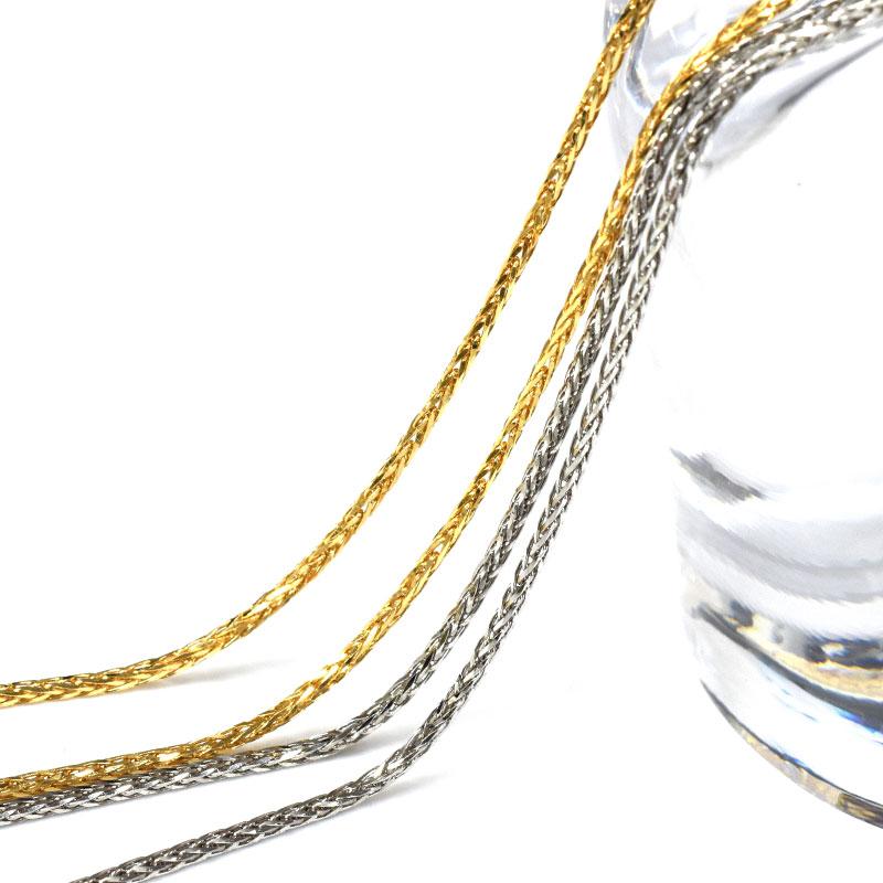 Pt850 1.8mm幅 40cm スネーク18 約6g前後 プラチナ ネックレス