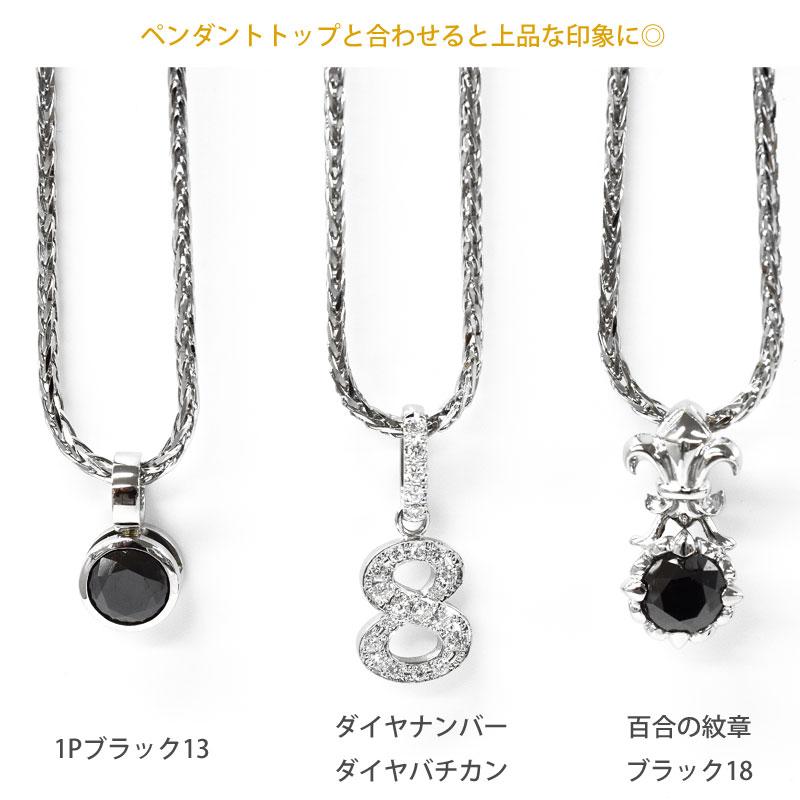 Pt850 1.8mm幅 40cm スネーク18 約6g前後 プラチナ ネックレスチェーン