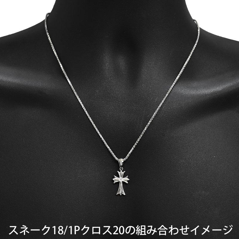 Pt850 1.8mm幅 45cm スネーク18 7g前後 プラチナ ネックレスチェーン ネックレスチェーンのみ 新品  日本製 送料無料 ori24の画像