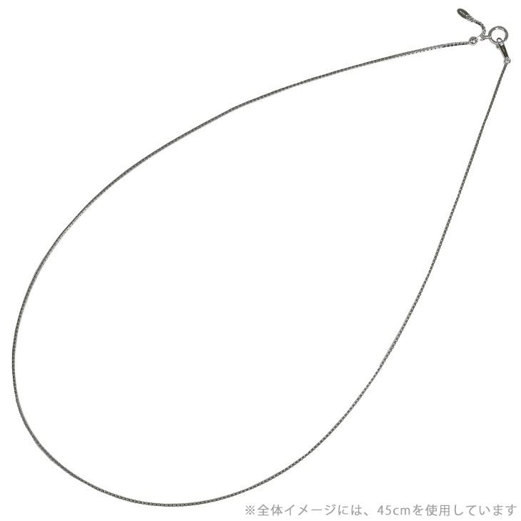 Pt850 1.0mm弱幅 45cm ベネチアン10 3g前後 ネックレスチェーン プラチナ スライドアジャスター付  ベネチアンチェーン 新品 送料無料の画像