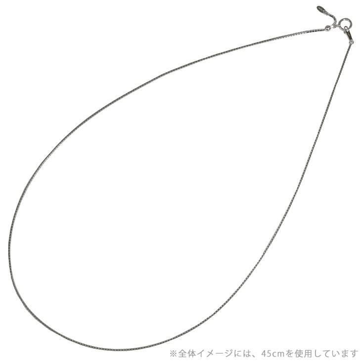 Pt850 1.0mm弱幅 50cm ベネチアン10 3g前後 プラチナ ベネチアンチェーン ネックレスチェーン スライドアジャスター付 送料無料の画像