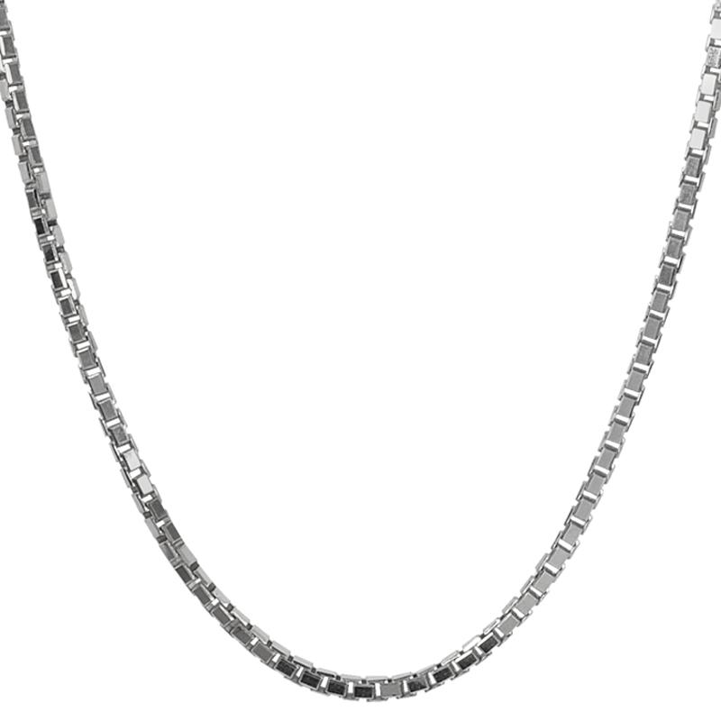 Pt850 プラチナ ベネチアンチェーン 40cm 1.2mm | ネックレスチェーン 