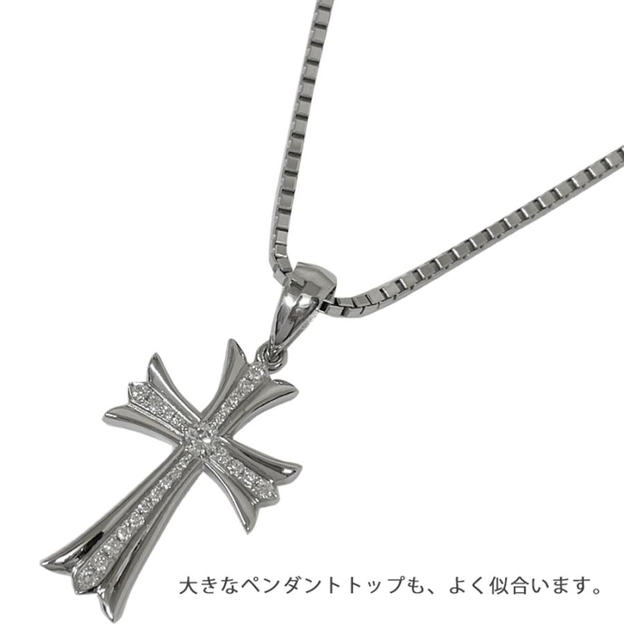 Pt850 2.2mm幅 50cm ベネチアン22 プラチナ ベネチアンチェーン