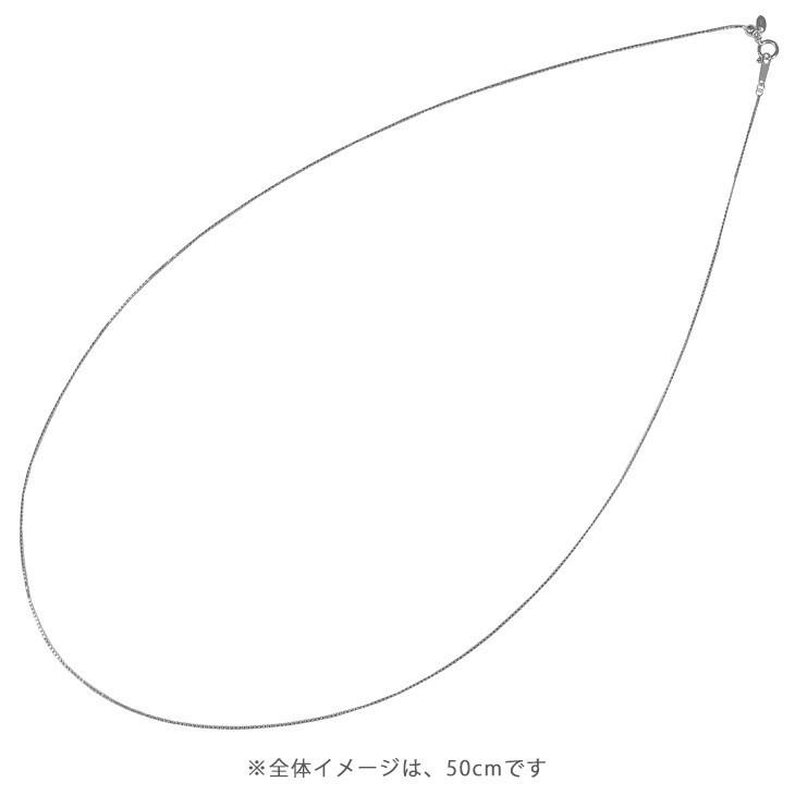 Pt850 0.8mm幅 55cm ベネチアン8 2g前後 プラチナ ネックレスチェーン スライドアジャスター付き ベネチアンチェーン 送料無料の画像