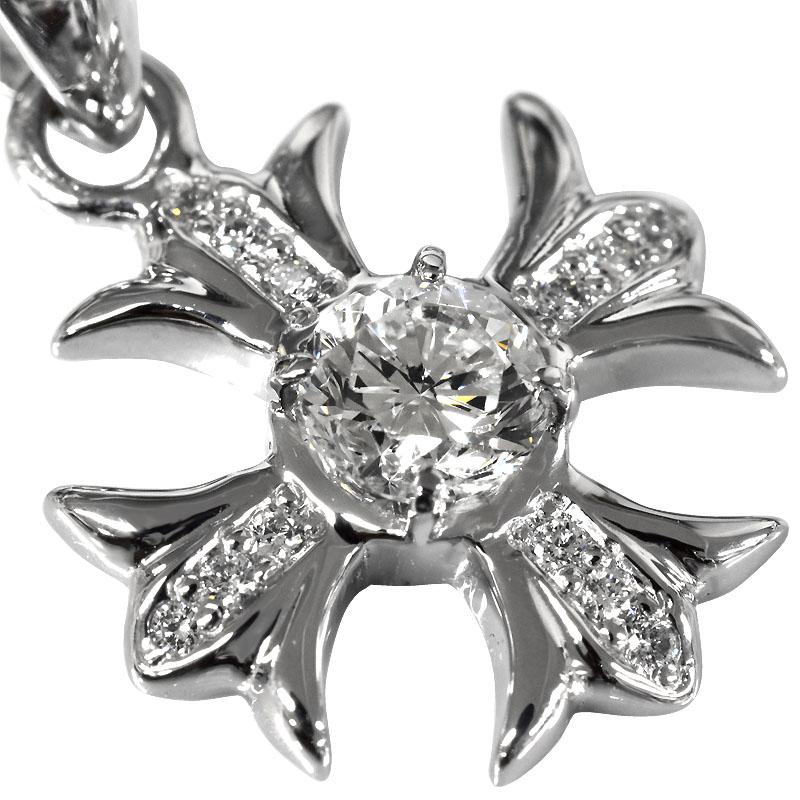 pt 900 ダイヤモンドペンダントトップ ペンダントトップ Pt900 ダイヤ付 (Type-OC) 背面バチカン