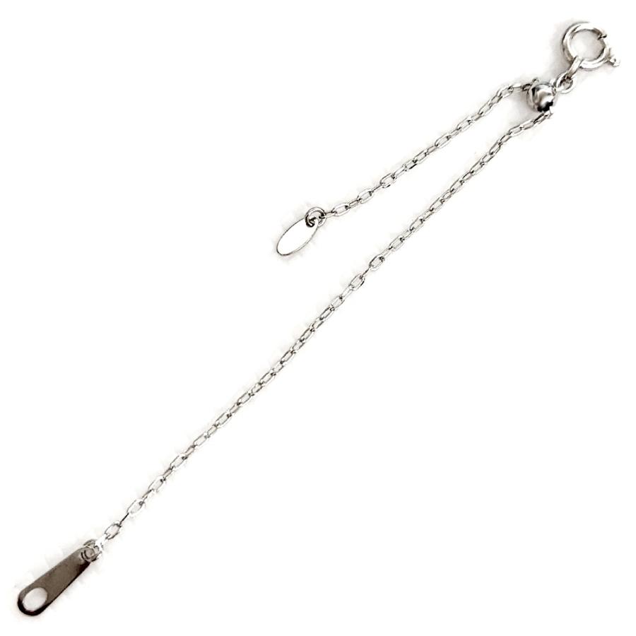 Pt850 カットあずき 10cm スライド式 アジャスターチェーン 1.0mm 10cm