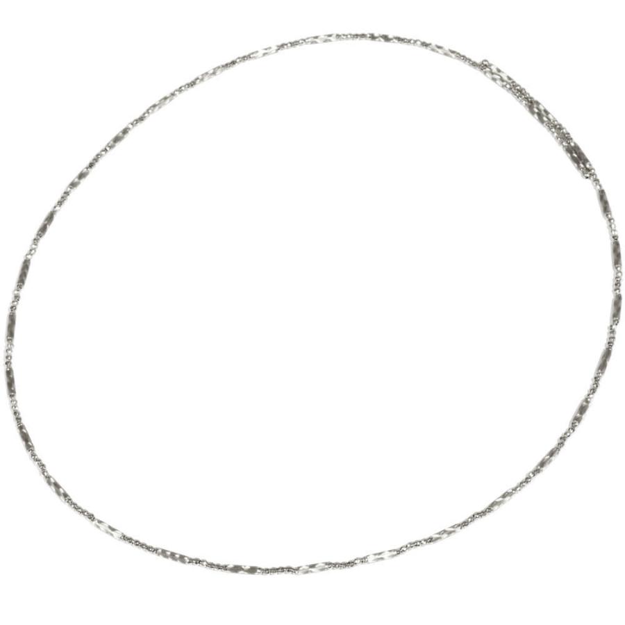 Pt950 自由自在に使える ミラーボール マグネット チェーン ネックレス ブレスレット アンクレット  メンズ レディースの画像