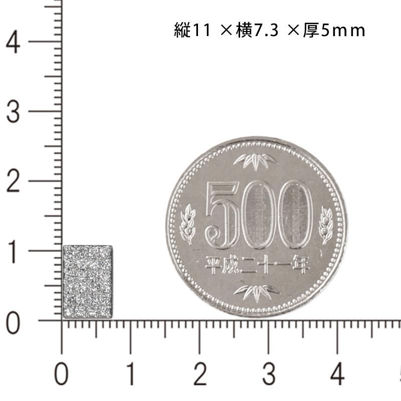 Pt900 ダイヤ オールパヴェプレート11 ペンダントトップ ダイヤモンド プラチナ チャーム 喜平用 50g専用 メンズ 日本製 ori24 |  | 07
