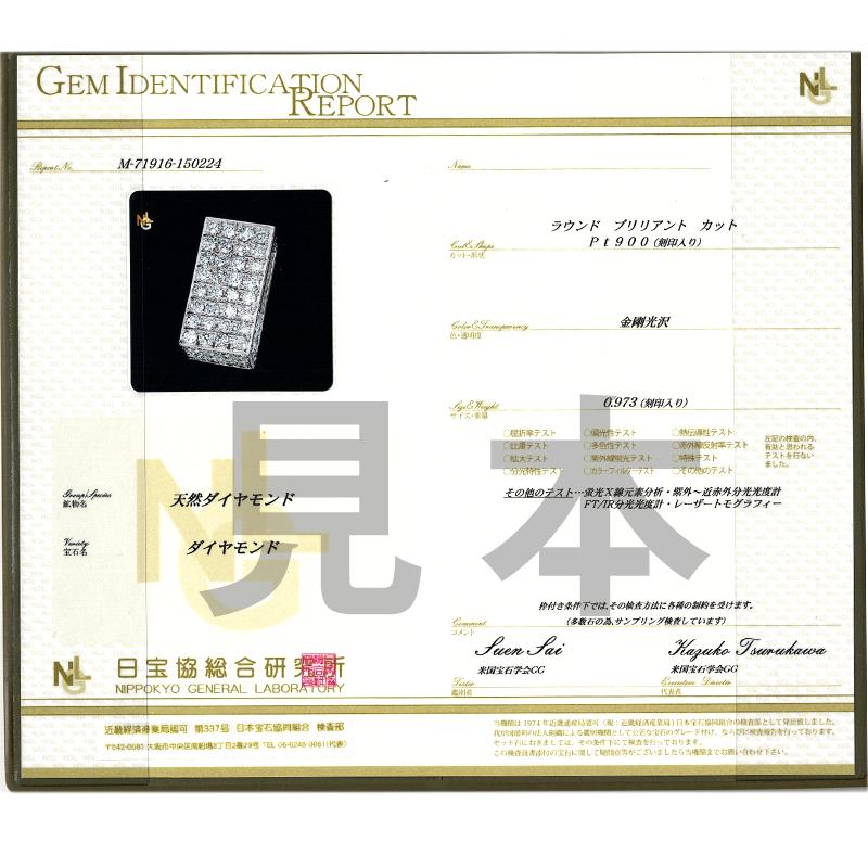 Pt900 ダイヤ オールパヴェプレート11 ペンダントトップ ダイヤモンド プラチナ チャーム 喜平用 50g専用 メンズ 日本製 ori24 |  | 10