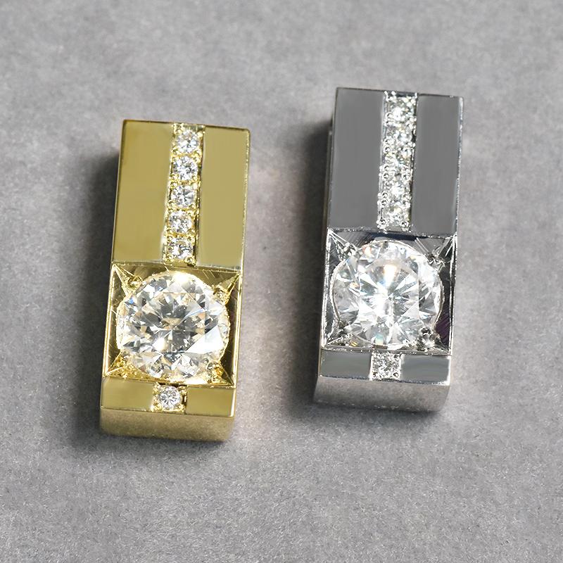 Pt900 ダイヤ 1ctプレート18 喜平用 50g専用 1.117ct F I1 GOOD 鑑定書 