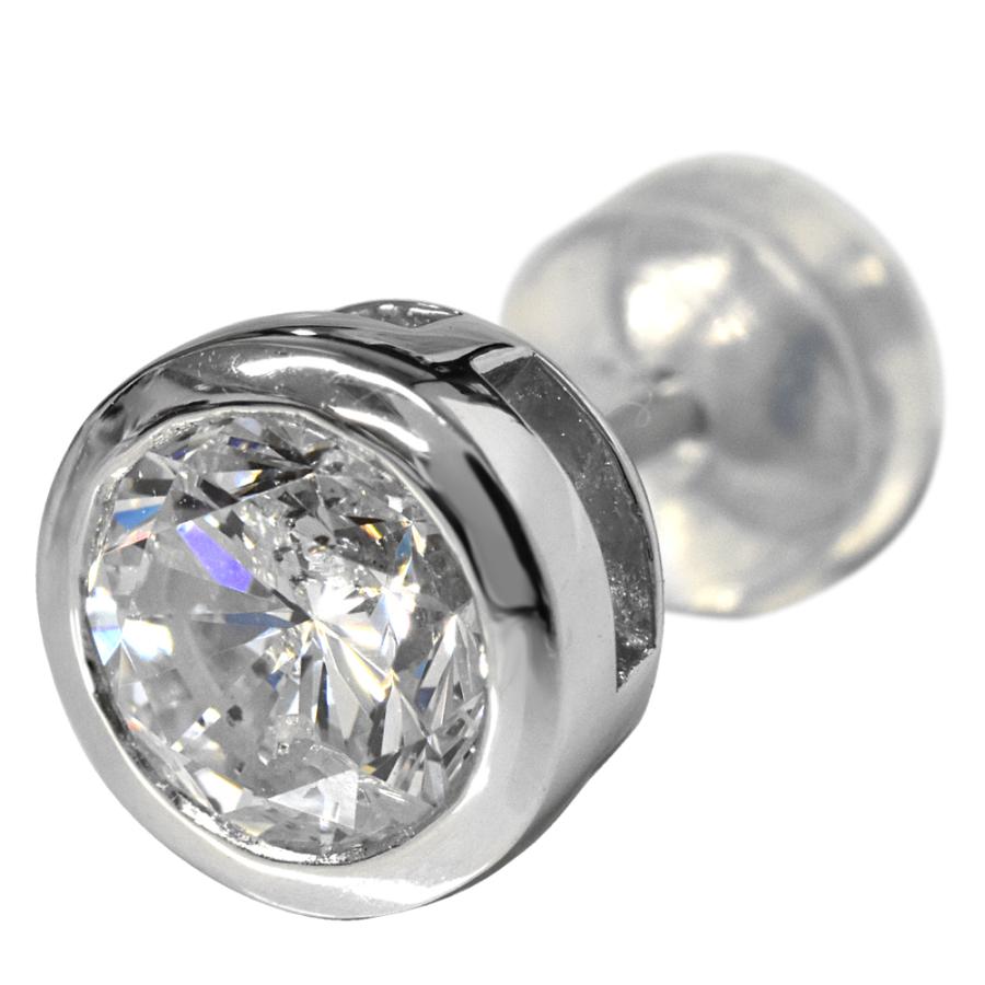 Pt900 プラチナ 天然ダイヤモンド0.145ct片耳ピアス 片方ピアス Pt900 プラチナ 天然ダイヤモンド0.145ct片耳ピアス 片方ピアス