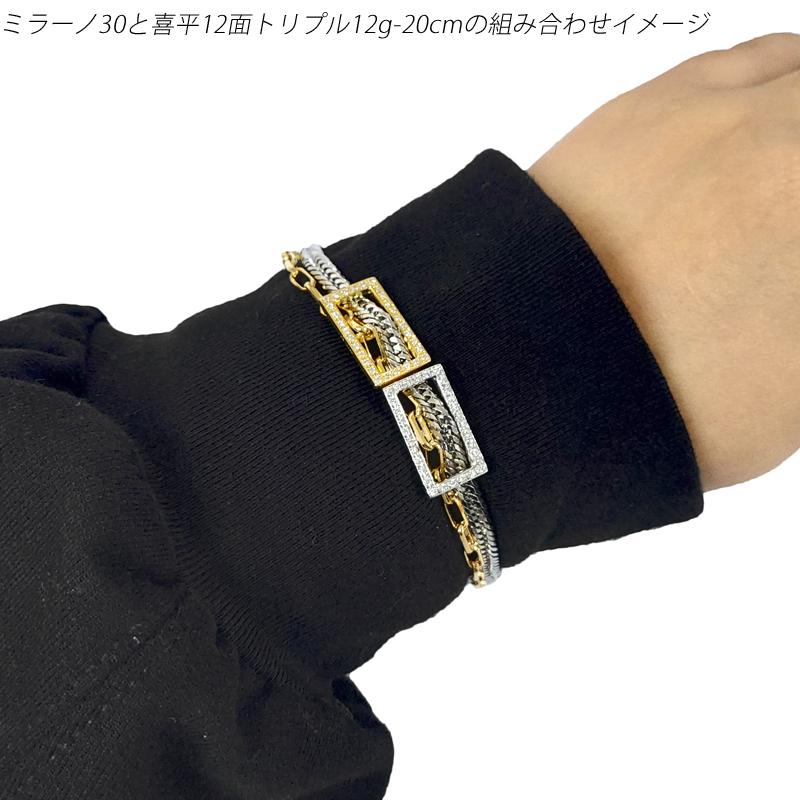 k18WG ダイヤモンド ペンダント ブレスレット チャーム K18 ダイヤ ブレスレットチャーム バックルデザイン 喜平用 ペンダント