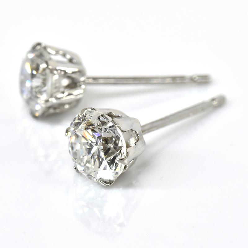 専用です。ＰT900 ダイヤモンドピアス　両耳用 Pt900 合計1.0ct ダイヤピアス 両耳セット プラチナ 1粒