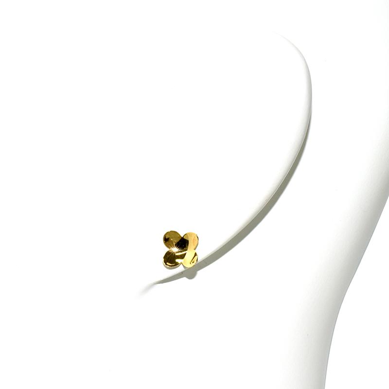 K18 ペア 両耳 2個 立体的なフラワーピアス 花 7×9mm スタッドピアス ゴールド 18金 YG メンズ レディース ジュエリー 送料無料 |  | 01